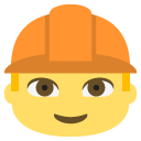 construction worker copy paste emoji
