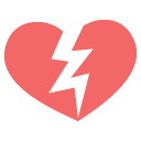 broken heart emoji details, uses