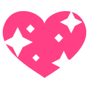 sparkling heart emoji images