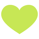 green heart emoji details, uses