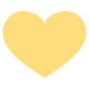 yellow heart emoji images