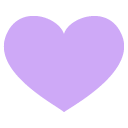 purple heart emoji images