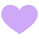 purple heart emoji