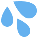 Splashing Sweat Symbol emoji meanings