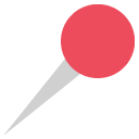 round pushpin emoji details, uses