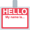 name badge emoji images