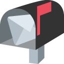 open mailbox with raised flag copy paste emoji