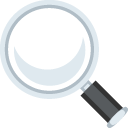 left-pointing magnifying glass emoji details, uses