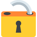 open lock copy paste emoji