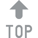 top with upwards arrow above copy paste emoji