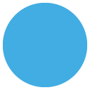 large blue circle emoji details, uses