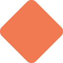 Large Orange Diamond emoji meanings