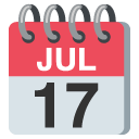 spiral calendar pad emoji details, uses