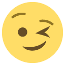 winking face emoji