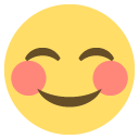 smiling face with smiling eyes copy paste emoji