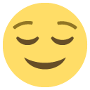 relieved face emoji images