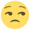 unamused face emoji images