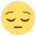 pensive face emoji images