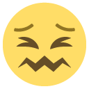 confounded face emoji