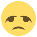 disappointed face emoji images