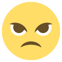 angry face emoji images