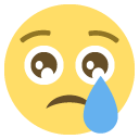 crying face copy paste emoji