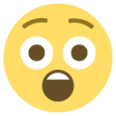 astonished face emoji