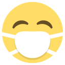 face with medical mask emoji