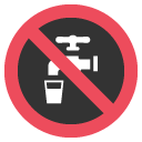 non-potable water symbol emoji meaning