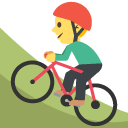 mountain bicyclist emoji meaning