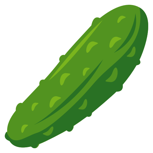 Cucumber emoji details, uses