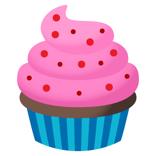 Cupcake emoji details, uses