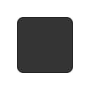 black medium small square emoji details, uses