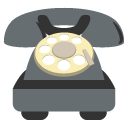 black telephone copy paste emoji