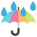 umbrella with rain drops emoji meaning