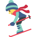 skier copy paste emoji