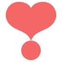 heavy heart exclamation mark ornament copy paste emoji