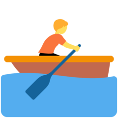 Rowboat emoji default skin tone